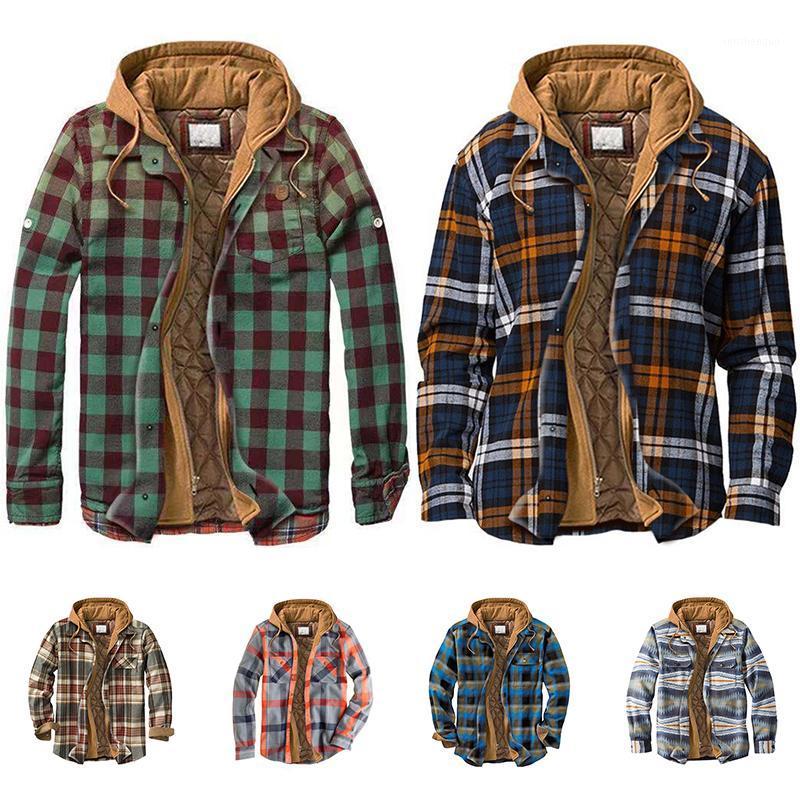 Men' Jackets Casual Sports Hooded Fake Two-piece Plaid Jacket Sweatshirts Flannel Shirts Coat European And American, Blue
Men' Jackets Casual Sports Hooded Fake Two-piece Plaid Jacket Sweatshirts Flannel Shirts Coat European And American, Blue