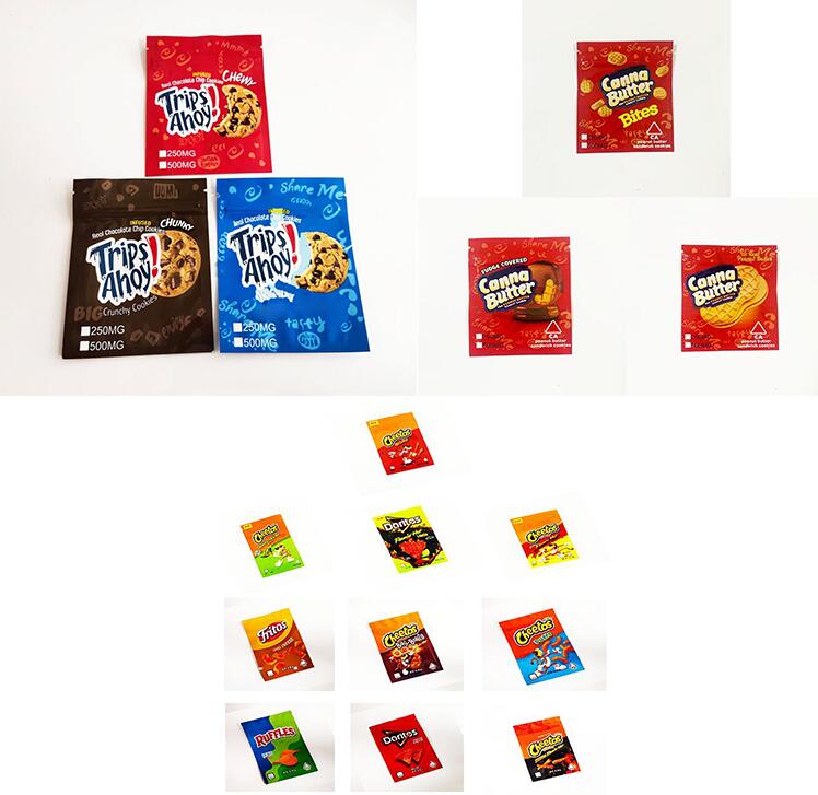 250MG 500MG GANNA BUTTER bites Trips Ahoy chip bag printed edible mylar smell proof food packaging bags Canna runtz baggie
250MG 500MG GANNA BUTTER bites Trips Ahoy chip bag printed edible mylar smell proof food packaging bags Canna runtz baggie