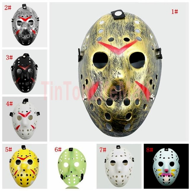 Masquerade Masks Jason Voorhees Mask Friday the 13th Horror Movie Hockey Mask Scary Halloween Costume Cosplay Plastic Party Masks SE7
Masquerade Masks Jason Voorhees Mask Friday the 13th Horror Movie Hockey Mask Scary Halloween Costume Cosplay Plastic Party Masks SE7