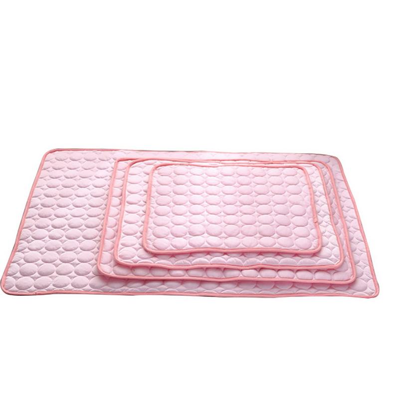 Kennels & Pens 2021 Summer Coog Mats Blanket Ice Pet Dog Bed Sofa Portable Tour Camping Yoga Sleeping For Dogs Cats Accessories