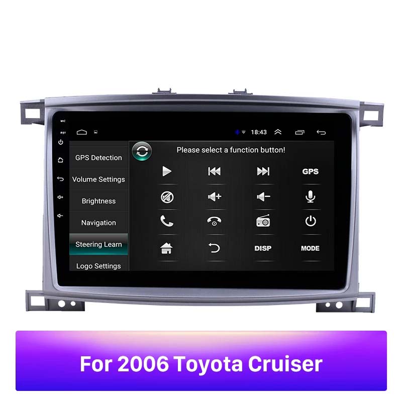 Car dvd Autostereo 2Din GPS Multimedia Player for 2003-2008 TOYOTA LAND CRUISER 100 AUTO AC Bluetooth USB support Carplay
Car dvd Autostereo 2Din GPS Multimedia Player for 2003-2008 TOYOTA LAND CRUISER 100 AUTO AC Bluetooth USB support Carplay