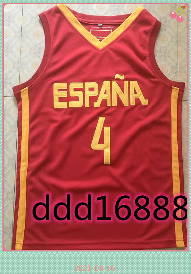 red Team Spain 4 Pau Gasol Basketball Jersey Stitched Custom any Number and name Jerseys
red Team Spain 4 Pau Gasol Basketball Jersey Stitched Custom any Number and name Jerseys
