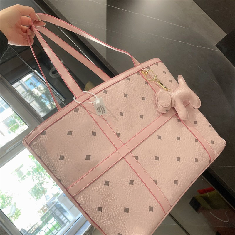 Pink Sugao Designer Women Tote Fashion Cross body Handbag Leather Brown Black 3 color Shoulder bag Large Capacity Package wholesale