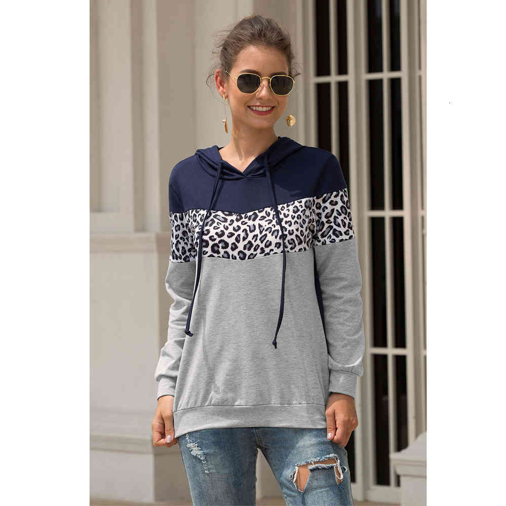 Women' Knits & Tees European and American fashion women' wear loose long-sleeved leopard print color hoodie 9HWX, Gray
Women' Knits & Tees European and American fashion women' wear loose long-sleeved leopard print color hoodie 9HWX, Gray