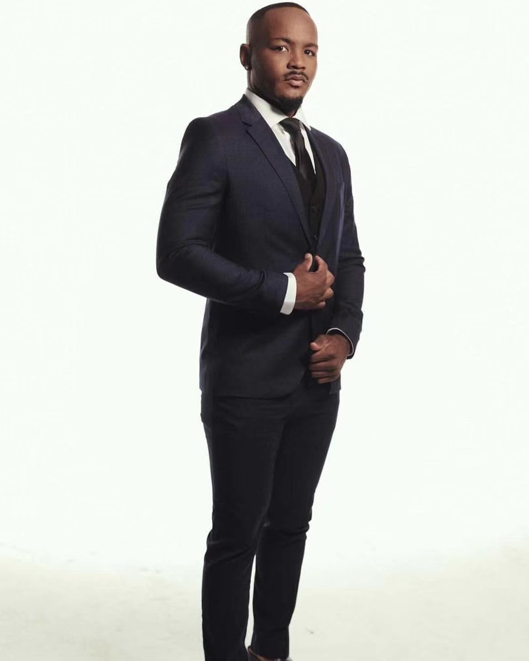 Men Suits Lapel Wedding Grooms Tuxedos 3 Pieces Costume Prom Clothes Slim Fit Coat Vest Pant 0521