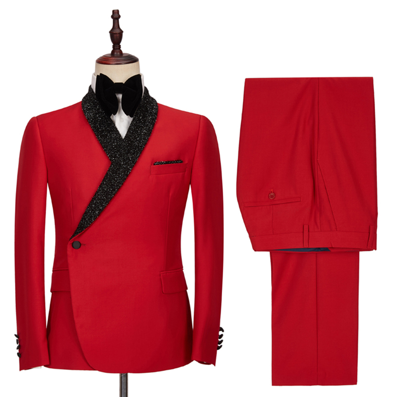 Fashion Red Sequins Groom Wedding Tuxedos Winter Mens Groommen Party Prom Pants Suits Jacket Business Work Wear Outfit 2 Pieces, Same as image
Fashion Red Sequins Groom Wedding Tuxedos Winter Mens Groommen Party Prom Pants Suits Jacket Business Work Wear Outfit 2 Pieces, Same as image