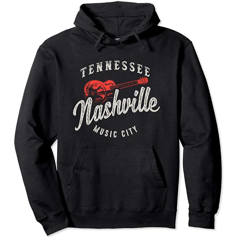 Men's Hoodies & Sweatshirts Nashville Music City Guitar Vintage Pullover Hoodie, Black
Men's Hoodies & Sweatshirts Nashville Music City Guitar Vintage Pullover Hoodie, Black