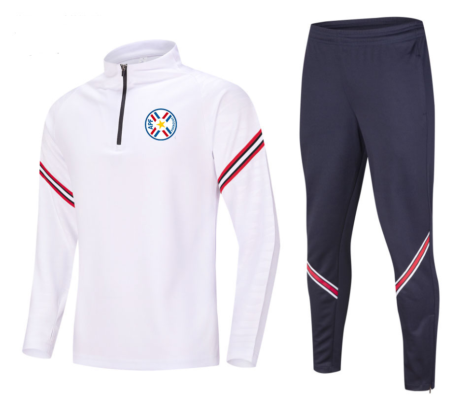 Newest Paraguay national Soccer Team Training Men's Tracksuits Jogging Jacket Sets Running Sport Wear Football Home Kits Adult Clothes Hiking Suits, Blue
Newest Paraguay national Soccer Team Training Men's Tracksuits Jogging Jacket Sets Running Sport Wear Football Home Kits Adult Clothes Hiking Suits, Blue