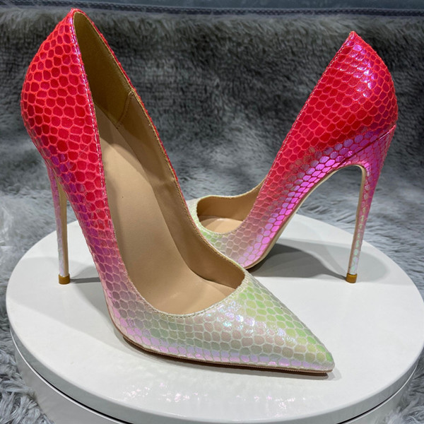 Red bottom shoes shallow pointed toe woman high heels slip-on leather wedding lady pumps size 35-45, As pic
Red bottom shoes shallow pointed toe woman high heels slip-on leather wedding lady pumps size 35-45, As pic