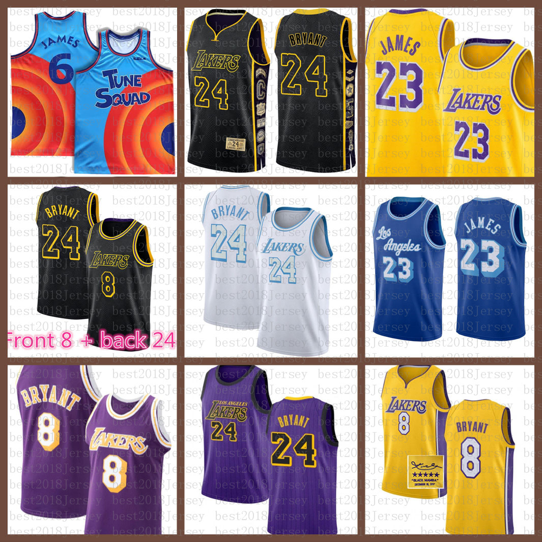 2021 New Basketball Jersey Los Angeles Lakers Kobe 24 Bryant Blue LeBron 6 James Mens Movie Space Jam Tune Squad Yellow, Blue;black
2021 New Basketball Jersey Los Angeles Lakers Kobe 24 Bryant Blue LeBron 6 James Mens Movie Space Jam Tune Squad Yellow, Blue;black