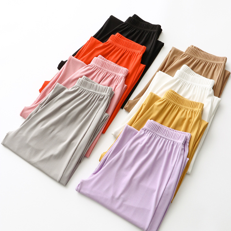 Women wide leg long Pants Summer Casual Soft Ice Silk Wide Leg High elastic Waisted loose Trousers pants 210524, Ivory
Women wide leg long Pants Summer Casual Soft Ice Silk Wide Leg High elastic Waisted loose Trousers pants 210524, Ivory