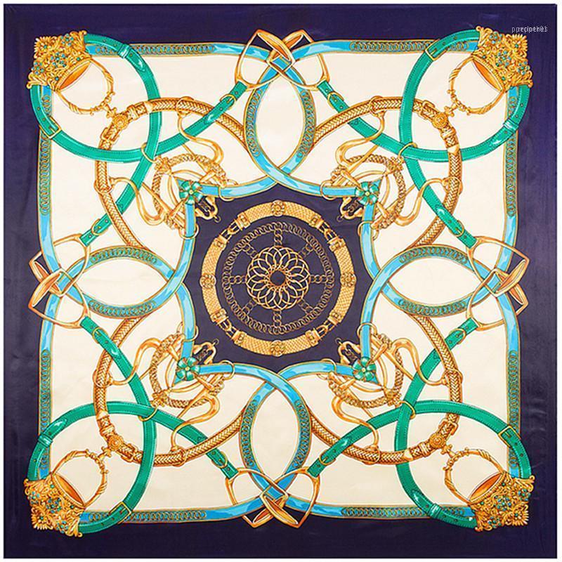 Scarves 90*90cm 2021 Women Silk Scarfs, Female European Style Print Chain Square Scarves/Spring Summer Shawls For Ladies1
Scarves 90*90cm 2021 Women Silk Scarfs, Female European Style Print Chain Square Scarves/Spring Summer Shawls For Ladies1