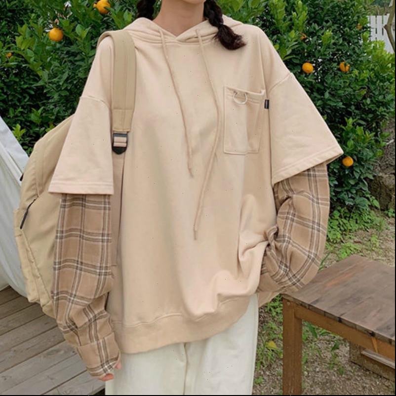 korean style womens hoodies women autumn fashion loose cotton long sleeve streetwear splicing hoody, Black
korean style womens hoodies women autumn fashion loose cotton long sleeve streetwear splicing hoody, Black