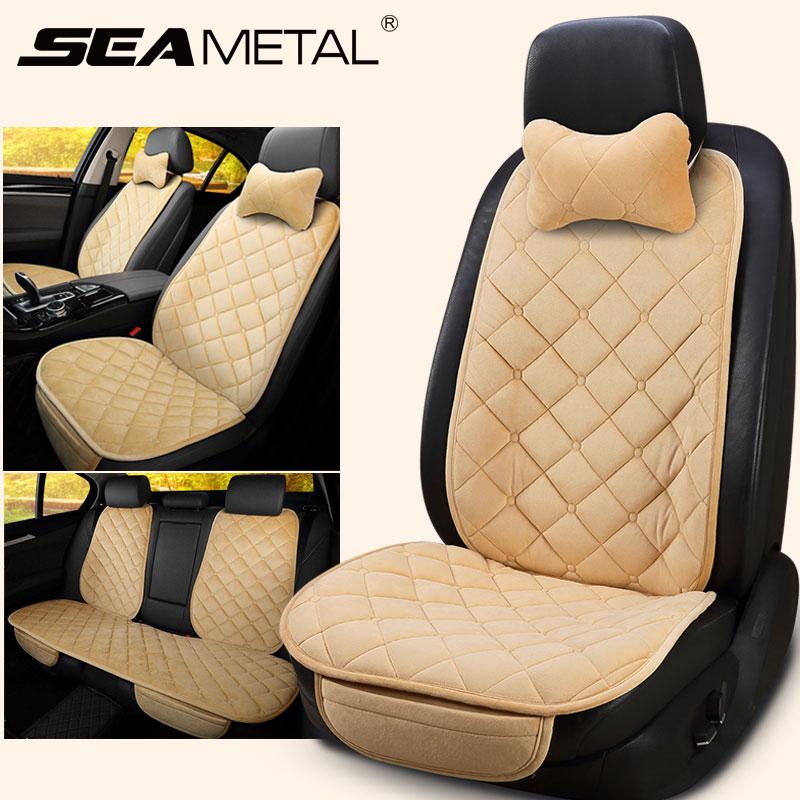 Car Seat Covers Plush Cover Universal Front/Rear Cushion Interior Pad 4 Seasons Protection Soft Backrest Mat Products
Car Seat Covers Plush Cover Universal Front/Rear Cushion Interior Pad 4 Seasons Protection Soft Backrest Mat Products