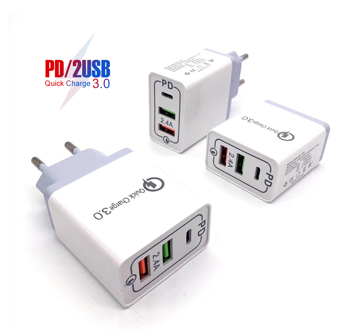 30W Quick Charge 3.0 QC PD Fast Charger USB Type C Charging for iPhone 12 11 X Xs 8 Xiaomi Samsung S21 S20 Ultra Phone Charger
30W Quick Charge 3.0 QC PD Fast Charger USB Type C Charging for iPhone 12 11 X Xs 8 Xiaomi Samsung S21 S20 Ultra Phone Charger