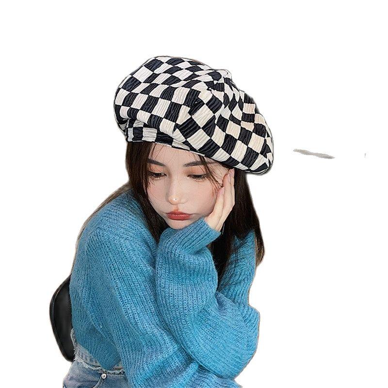 Berets Autumn Women Female Girl Casual Plaid Beret Hat Octagonla Caps French Artist Painter, 001
Berets Autumn Women Female Girl Casual Plaid Beret Hat Octagonla Caps French Artist Painter, 001