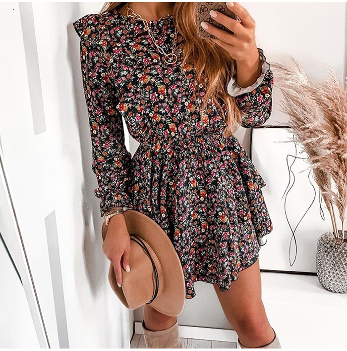 dresses Black Flower Print Vintage Women O-Neck A-Line Long Sleeve Ruffle Mini Party Dress Casual Daily Clothes 2021 Fashion, Brown
dresses Black Flower Print Vintage Women O-Neck A-Line Long Sleeve Ruffle Mini Party Dress Casual Daily Clothes 2021 Fashion, Brown