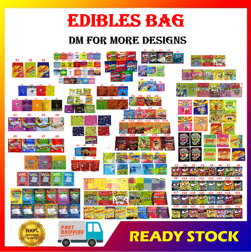 edible packaging Mylar Bag Edibles Retail Zip Lock Package Worms Gummy smell proof resealable zipper
edible packaging Mylar Bag Edibles Retail Zip Lock Package Worms Gummy smell proof resealable zipper