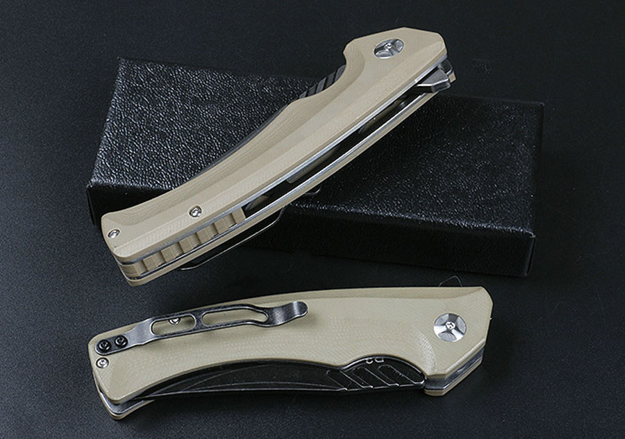 Fast Shipped Flipper Folding Knife D2 Stone Wash Blade Sand G10 + Stainless Steel Handle Ball Bearing Fast Open EDC Pocket Knives
Fast Shipped Flipper Folding Knife D2 Stone Wash Blade Sand G10 + Stainless Steel Handle Ball Bearing Fast Open EDC Pocket Knives