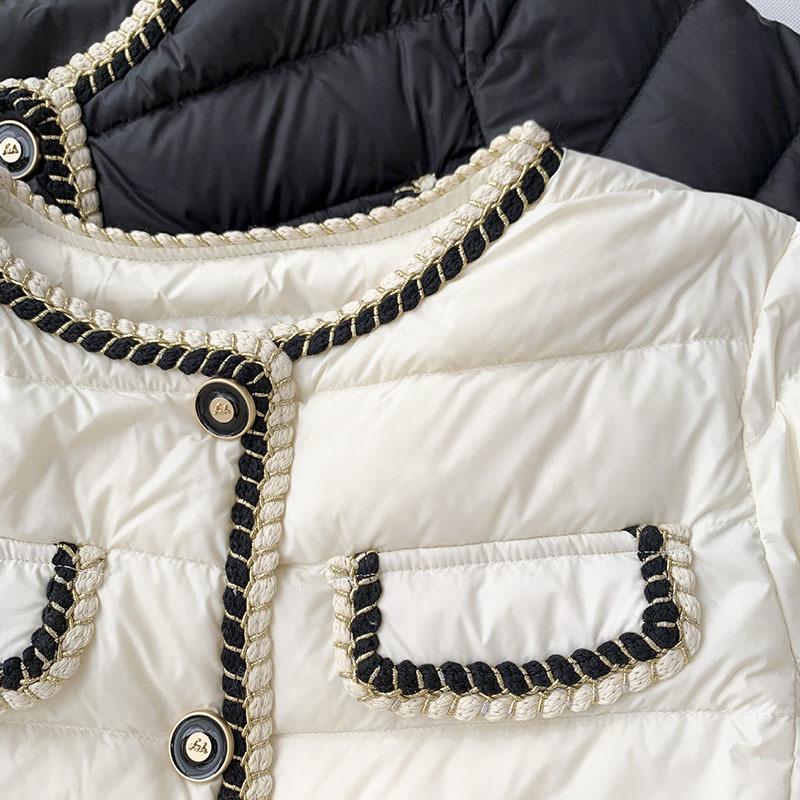 Women's Down & Parkas ZURICHOUSE Simple Casual Women Winter Puffer Jacket Femme Short Fashion Warm Ultra Light 90% White Duck Coat Female