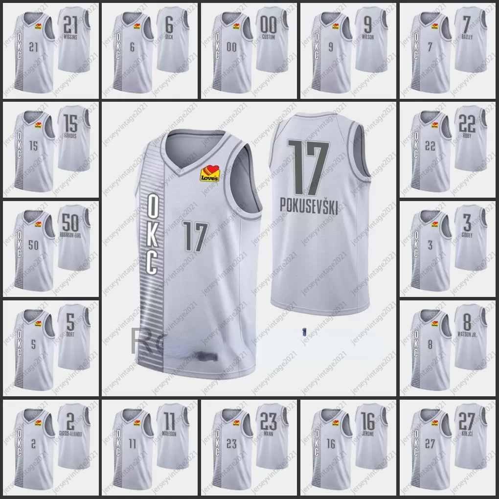 2021-22 Oklahomas Men City Shai Gilgeous-Alexander Tre Mann Aaron Wiggins Vit Krejci 75th Anniversary Thunders jerseys
2021-22 Oklahomas Men City Shai Gilgeous-Alexander Tre Mann Aaron Wiggins Vit Krejci 75th Anniversary Thunders jerseys