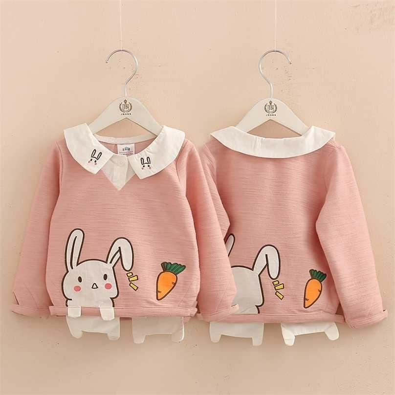 Spring Autumn 2-10 Years Children Long Sleeve Cute Patchwork Cartoon Embroidery Baby Kids School Sweatshirts For Girls 211110, Pink
Spring Autumn 2-10 Years Children Long Sleeve Cute Patchwork Cartoon Embroidery Baby Kids School Sweatshirts For Girls 211110, Pink