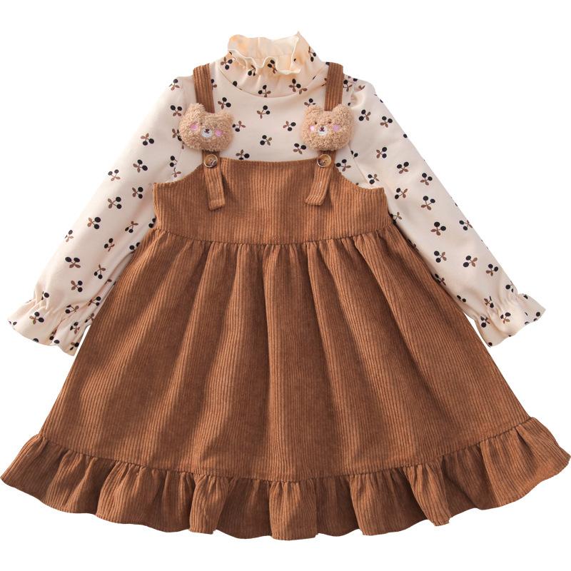 Clothing Sets 2021 2pcs Kids Suspender Skirt Set Children Ruffle Dress Floral Long Sleeve T-shirt Fashion Girls 2 Piece For, White
Clothing Sets 2021 2pcs Kids Suspender Skirt Set Children Ruffle Dress Floral Long Sleeve T-shirt Fashion Girls 2 Piece For, White
