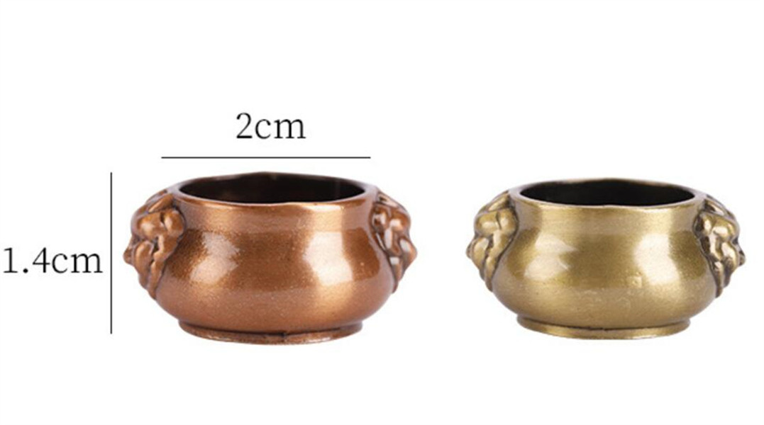 Fragrance Lamps Incense Holder Coil Incenses Burner Stick Alloy Cone Ash Catcher stove for Indoor Outdoor Use XB13763329