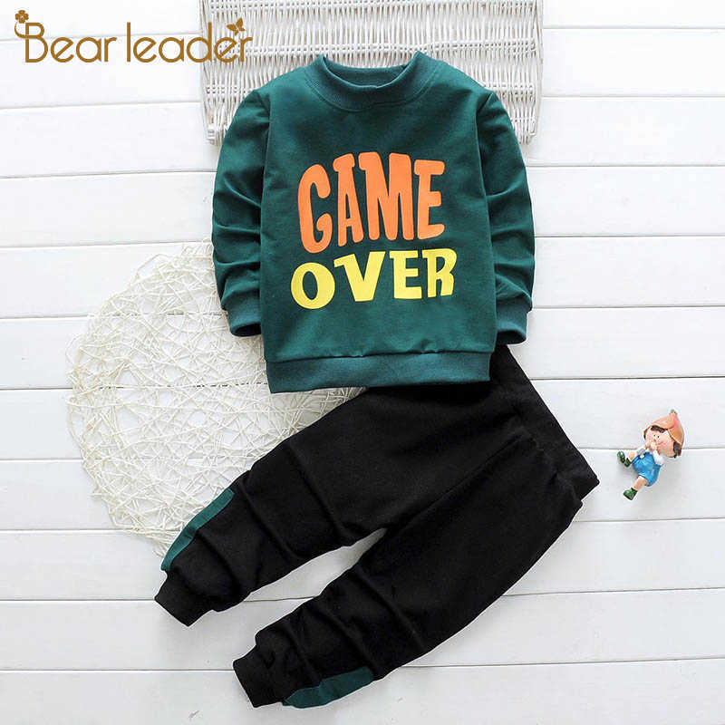Bear Leader Kids Boys Autumn Long Sleeve Cotton Clothing Sets 2PCS Letter Pattern Tops and Solid Pants Boys Casual Suits 210708, Ah953green
Bear Leader Kids Boys Autumn Long Sleeve Cotton Clothing Sets 2PCS Letter Pattern Tops and Solid Pants Boys Casual Suits 210708, Ah953green
