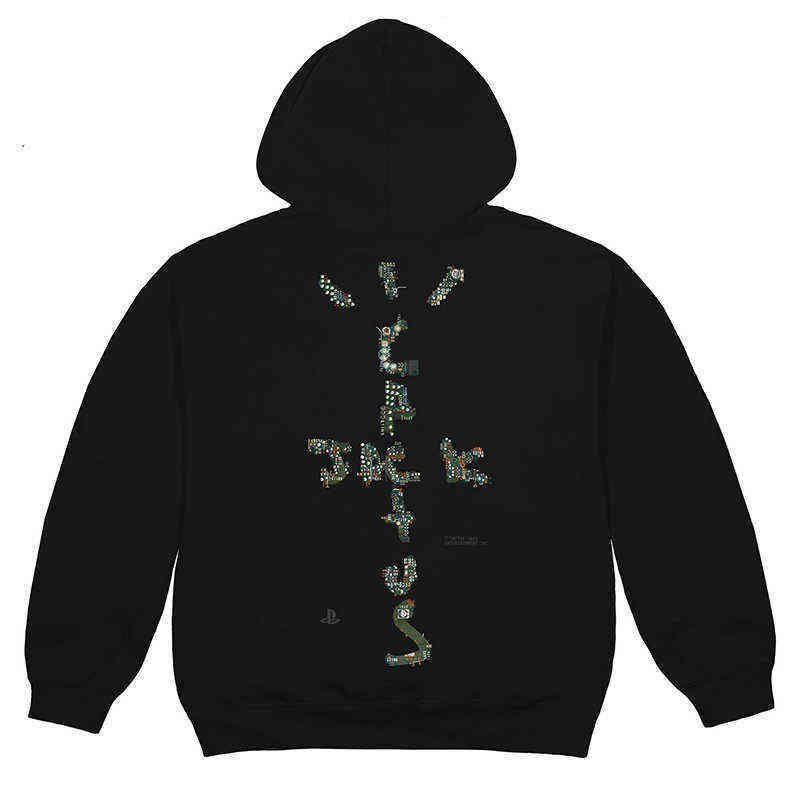 Scott Ts Travis Cactus Jack Motherboard Hoodie Sweater, Black