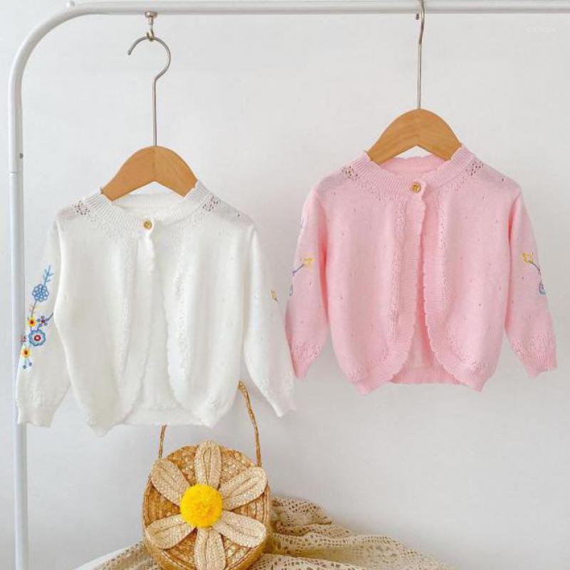 Jackets 2021 Summer Sweet Princess Baby Girl Embroidered Flower Cardigan Knit Sunscreen Jacket Kids Girls Cotton Knitted Coat, Blue;gray
Jackets 2021 Summer Sweet Princess Baby Girl Embroidered Flower Cardigan Knit Sunscreen Jacket Kids Girls Cotton Knitted Coat, Blue;gray
