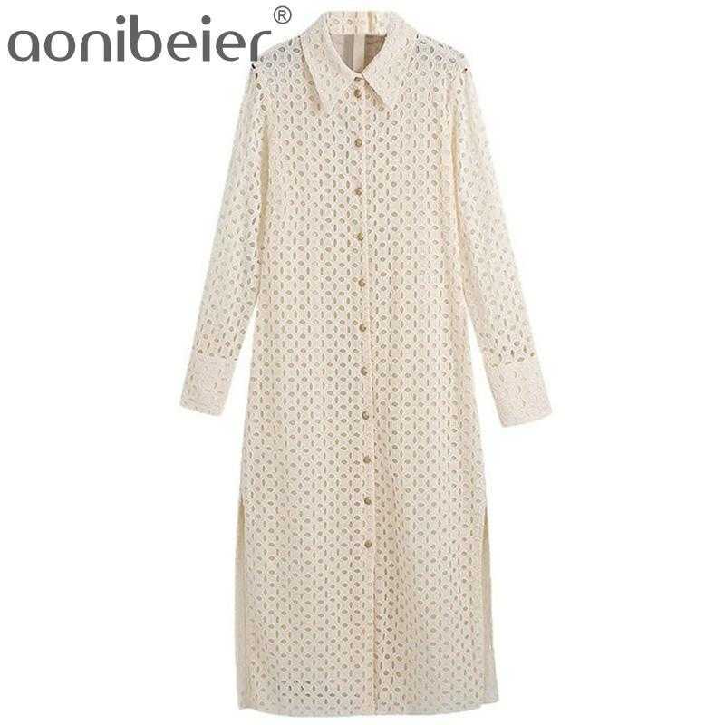 Fashion Embroidery Hollow Out Casual Beach Long Shirt Dress Summer Slit Side Women Straight Midi Female 210604, Bg 
Fashion Embroidery Hollow Out Casual Beach Long Shirt Dress Summer Slit Side Women Straight Midi Female 210604, Bg