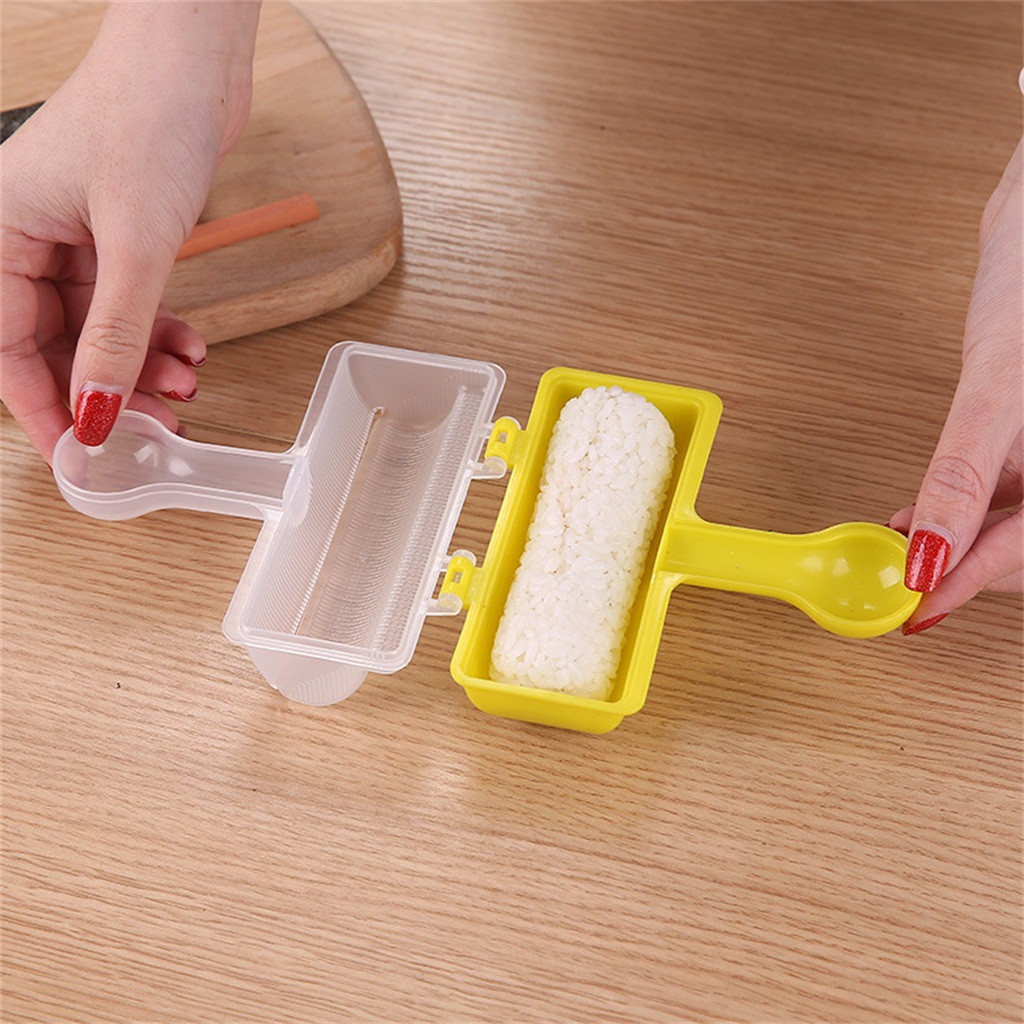 Sushi maker roll hand shake rice ball meat sushi vegetables and spoon kitchen diy bento sushi accessory tool