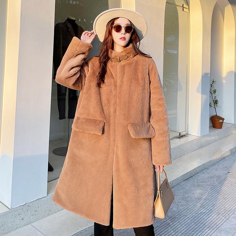 Women's Fur & Faux Coats Woman Winter 2021 Coat Teddy Bear Jacket Fashion Casual Stand-up Collar Mid-length Thick Warm, Black
Women's Fur & Faux Coats Woman Winter 2021 Coat Teddy Bear Jacket Fashion Casual Stand-up Collar Mid-length Thick Warm, Black