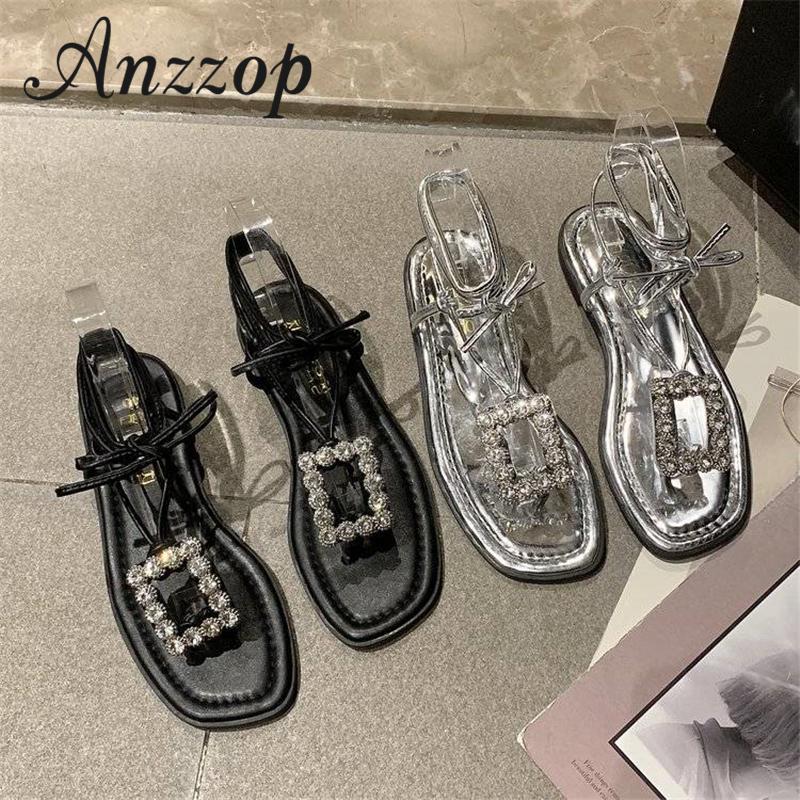 Sandals Female 2021 Fashion Buckle Luxury Rhinestones Bright Straps Feet Fairy Shoes Flat Casual, Black
Sandals Female 2021 Fashion Buckle Luxury Rhinestones Bright Straps Feet Fairy Shoes Flat Casual, Black