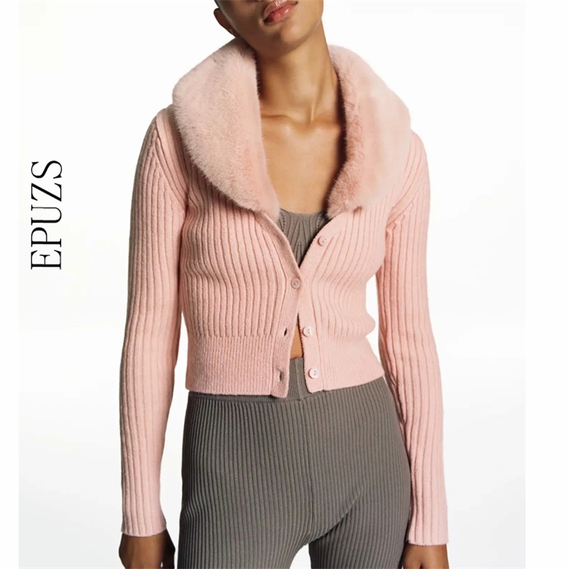 Sexy pink knitted cardigan sweater women crop ZA long sleeve v neck lady korean 210521, Blue
Sexy pink knitted cardigan sweater women crop ZA long sleeve v neck lady korean 210521, Blue