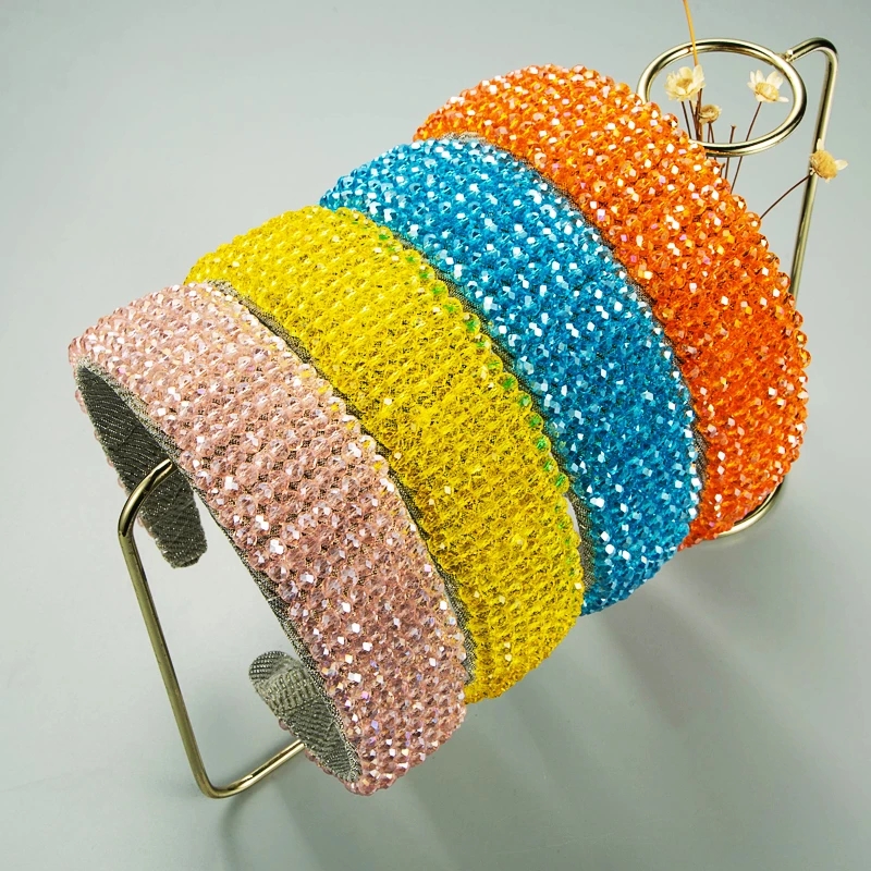 Gorgeous Baroque Colorful Crystal Headband for Woman Elegant Hand Made Rhinestone Padded Hairband Girls Hair Accessory Headpiece
Gorgeous Baroque Colorful Crystal Headband for Woman Elegant Hand Made Rhinestone Padded Hairband Girls Hair Accessory Headpiece