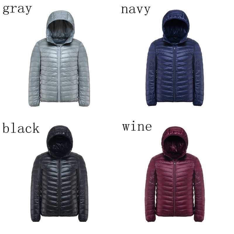 Bang Plus 11XL 10XL 9XL 8XL Down Coat Male Ultra Light Down Jacket Men Windbreaker Feather Lightweigt Hooded Winter Parka 210818