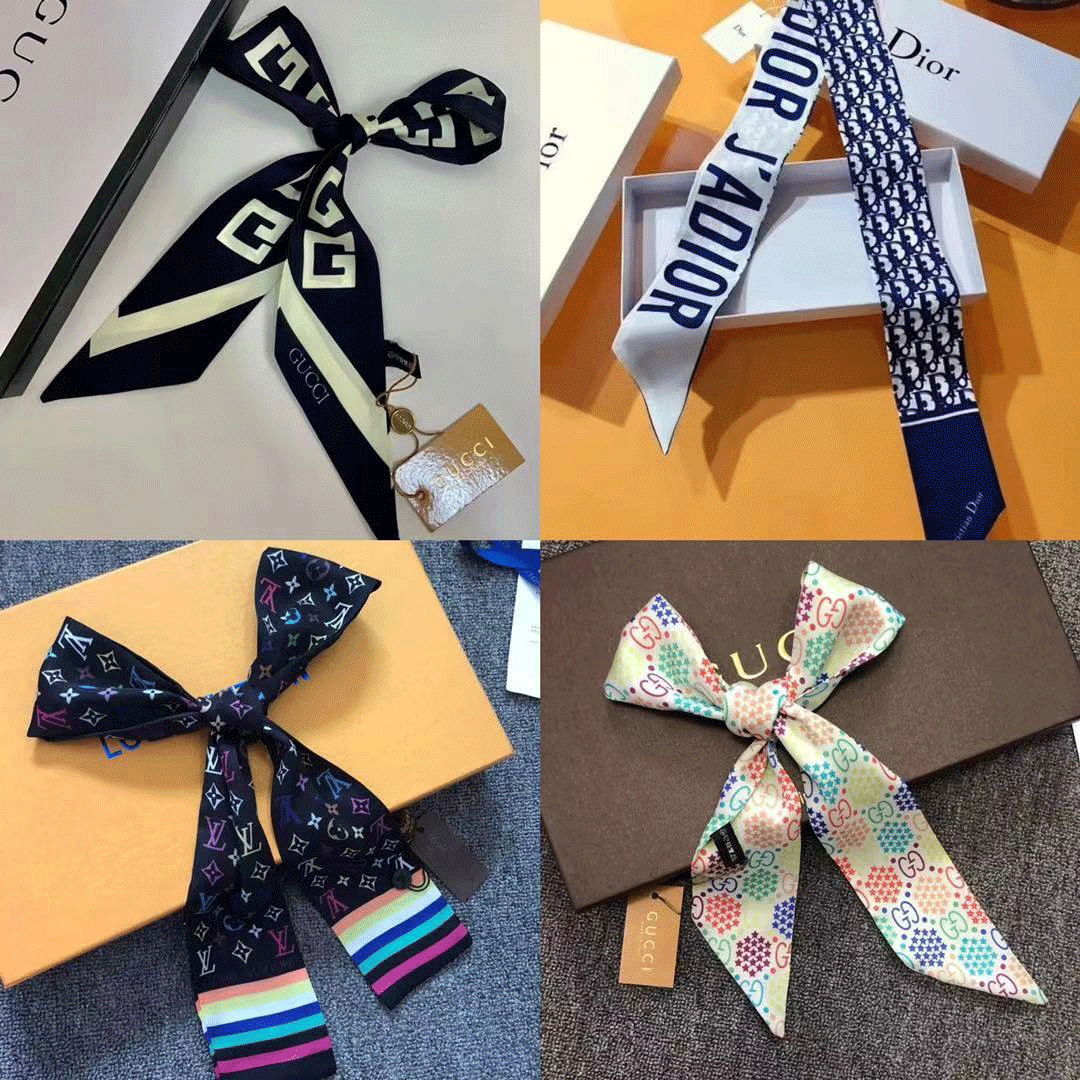 2021 Fashion Headband Luxury Designer scarf Women Silk Scraves Top Hair Bands Tie a ponytail, Blue;gray
2021 Fashion Headband Luxury Designer scarf Women Silk Scraves Top Hair Bands Tie a ponytail, Blue;gray