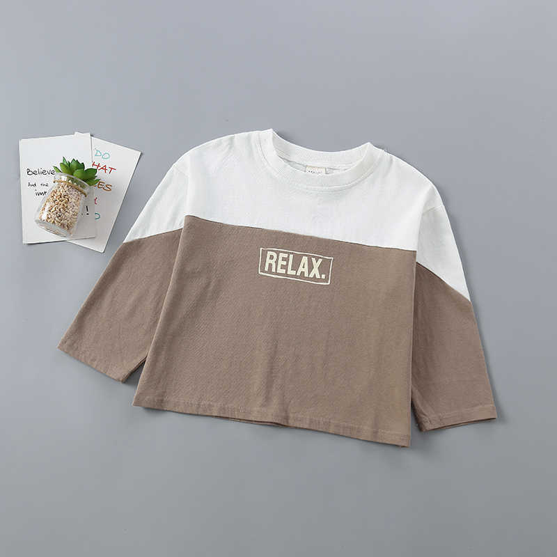2-7 years high quality girl clothing set spring autumn active solid T-shirt + denim pant kid children 210615