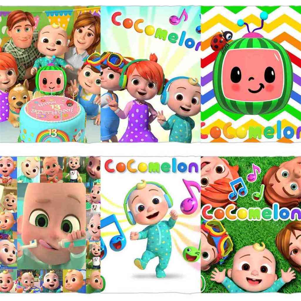 70*100cm Children's Cocomelon Jj Blankets Cartoon Flannel Blanket CoCo Melon Carpet Kids Sofa Nap Quilt Soft Bedding Bath Towels G4OG2BZ, 01
70*100cm Children's Cocomelon Jj Blankets Cartoon Flannel Blanket CoCo Melon Carpet Kids Sofa Nap Quilt Soft Bedding Bath Towels G4OG2BZ, 01