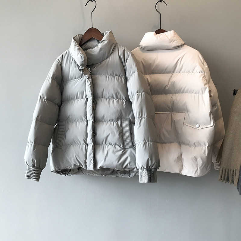 Winter Thickened Warm Bread Down Cotton Coat Female Korean Loose Neck Jackets 210607, Beige
Winter Thickened Warm Bread Down Cotton Coat Female Korean Loose Neck Jackets 210607, Beige