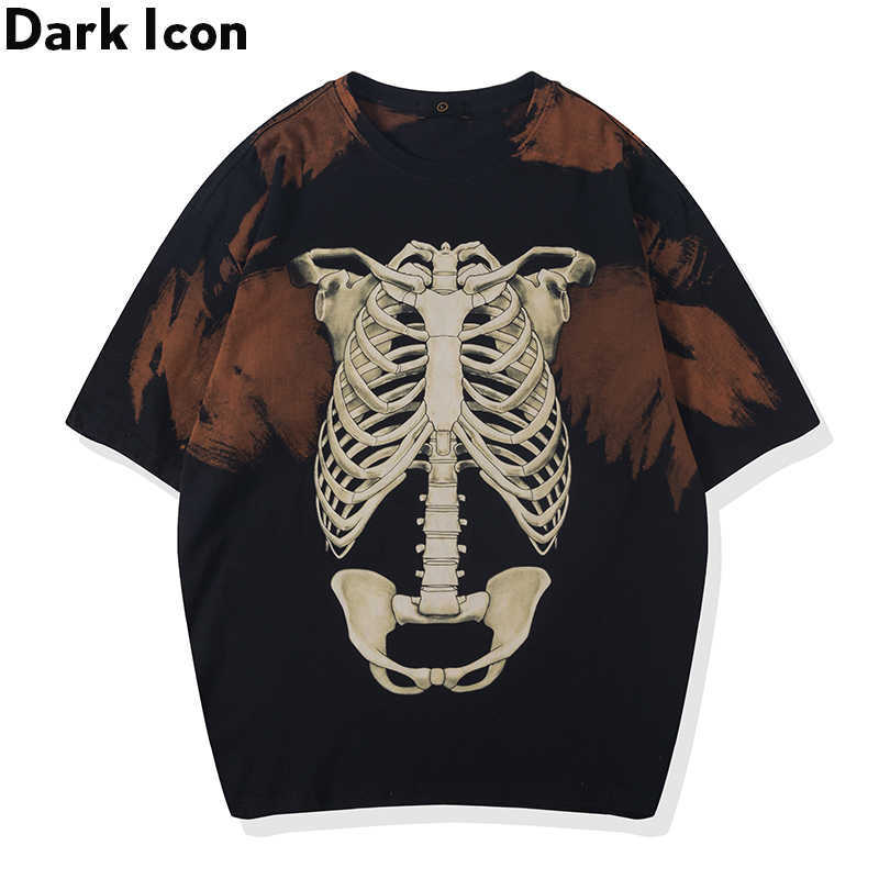 Skeleton Tye Dyeing Hipster T-shirt Summer High Street Men's Tshirt Cotton Tee Shirts Men Clothing 210603, As photo
Skeleton Tye Dyeing Hipster T-shirt Summer High Street Men's Tshirt Cotton Tee Shirts Men Clothing 210603, As photo