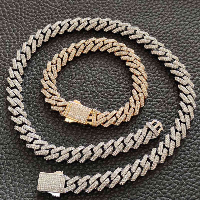 12mm wide 316L StainlSteel Bling Iced Out Rhombus Cuban Link Chain Chokers Necklaces for Men Hip Hop Rapper Jewelry X0509
12mm wide 316L StainlSteel Bling Iced Out Rhombus Cuban Link Chain Chokers Necklaces for Men Hip Hop Rapper Jewelry X0509