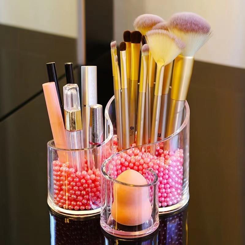 Storage Boxes & Bins Desktop Acrylic Makeup Brushes Holder Box Lipstick Nail Polish Jewelry Display Organizer For Cosmetics
Storage Boxes & Bins Desktop Acrylic Makeup Brushes Holder Box Lipstick Nail Polish Jewelry Display Organizer For Cosmetics