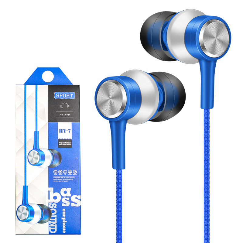 Subwoofer in-ear line 3.5mm jack wired earphones in-line control headphone mobile phone headset, White
Subwoofer in-ear line 3.5mm jack wired earphones in-line control headphone mobile phone headset, White
