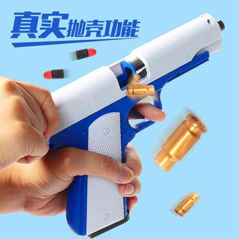 bullet soft transparent glock shell throwing gun 1911 colt simulated glott revolver children's toy
bullet soft transparent glock shell throwing gun 1911 colt simulated glott revolver children's toy