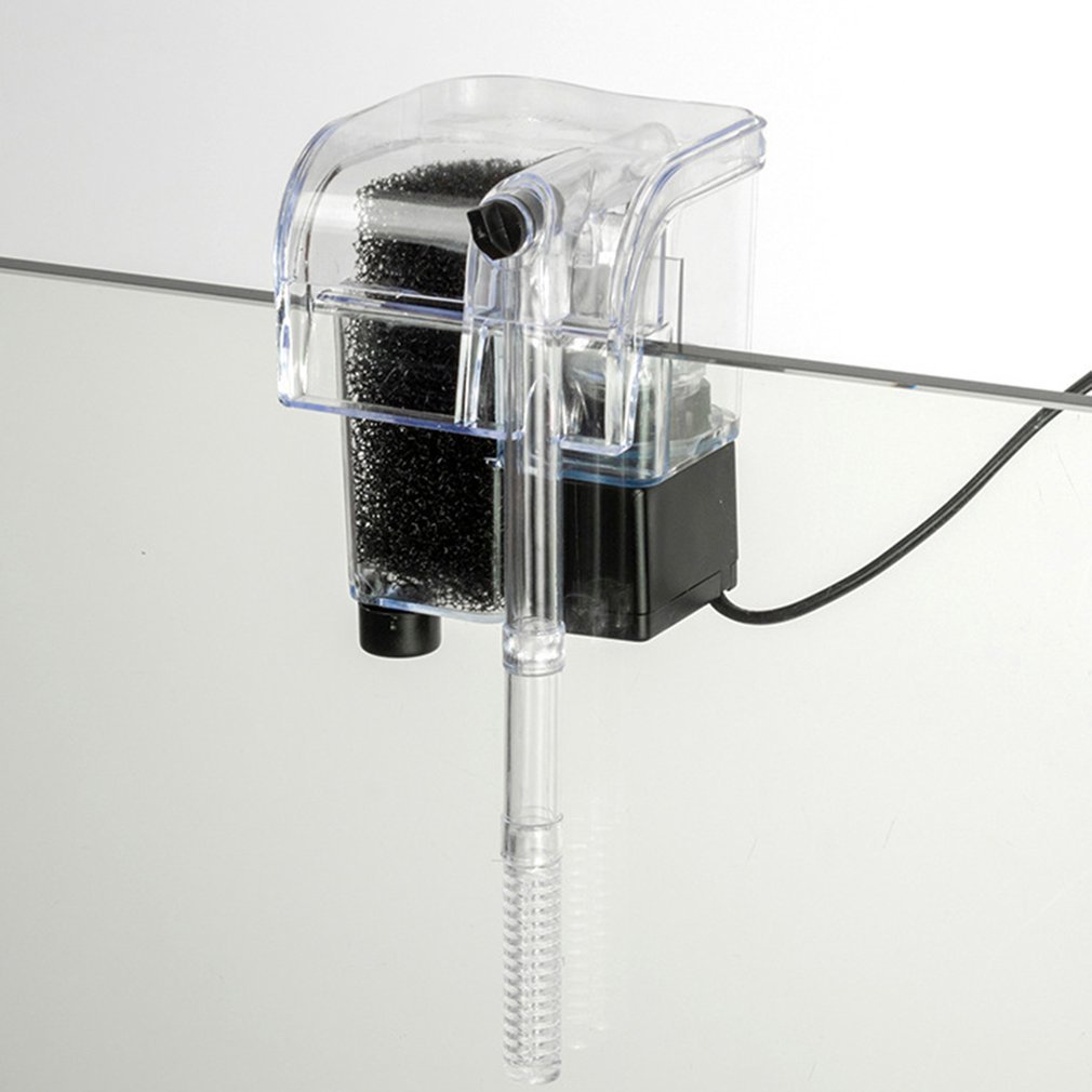 Aquarium Filter Waterfall Filter Lighting Pump Aquarium Wall Mute Filter Plug-In Small Professionals
