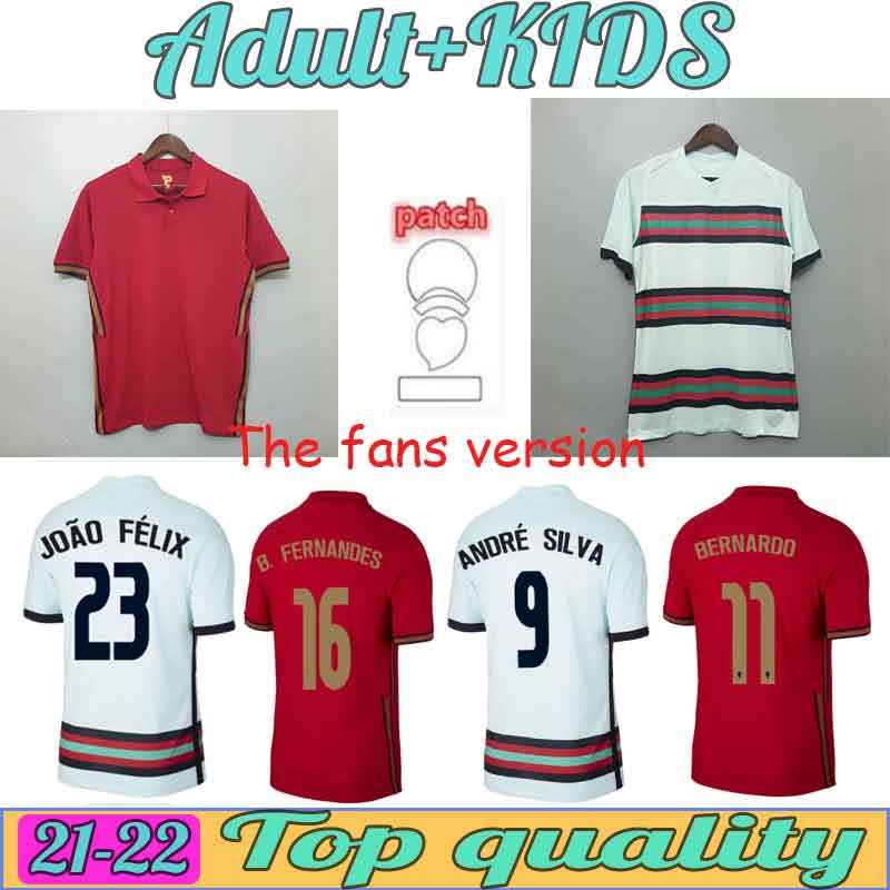 RONALDO soccer jersey 20 21 B.FERNANDES JOAO FELIX DIOGO J. RUBEN NEVES BERNARDO 2021 national team Men + Kids kit football shirt
RONALDO soccer jersey 20 21 B.FERNANDES JOAO FELIX DIOGO J. RUBEN NEVES BERNARDO 2021 national team Men + Kids kit football shirt
