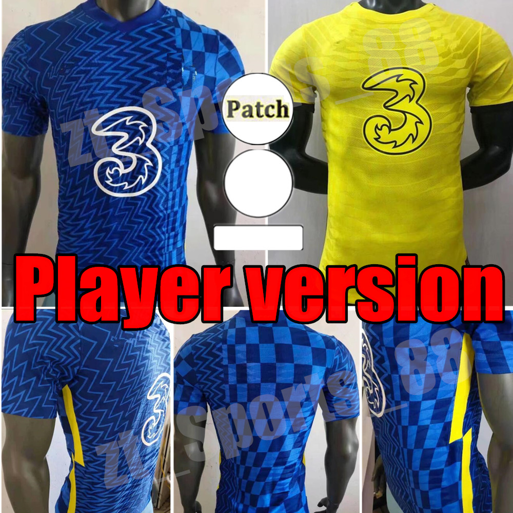 CFC soccer jersey Player version PULISIC ZIYECH HAVERTZ KANTE WERNER ABRAHAM CHILWELL MOUNT JORGINHO 2021 2022 GIROUD youth football shirt 21 22 Men, Away+champion patch
CFC soccer jersey Player version PULISIC ZIYECH HAVERTZ KANTE WERNER ABRAHAM CHILWELL MOUNT JORGINHO 2021 2022 GIROUD youth football shirt 21 22 Men, Away+champion patch